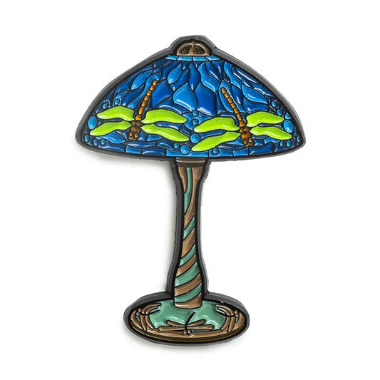 Tiffany, Dragonfly Table Lamp Enamel Pin