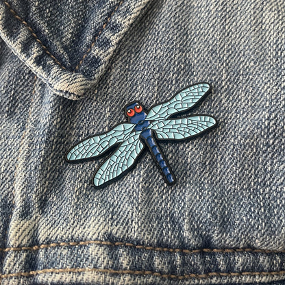 Tiffany, Blue Dragonfly Enamel Pin