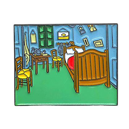 Van Gogh, Bedroom at Arles Enamel Magnet