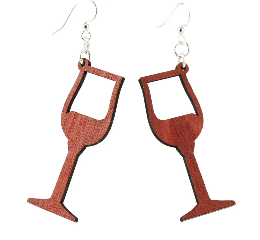 Wine Glass Earrings