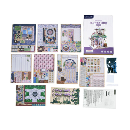 Miniature Wisteria Flower Shop DIY Kit