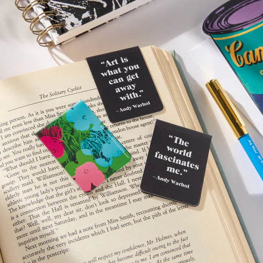 Andy Warhol Magnetic Bookmarks
