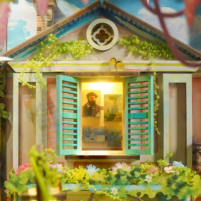 Monet Giverny Garden DIY Book Nook Kit