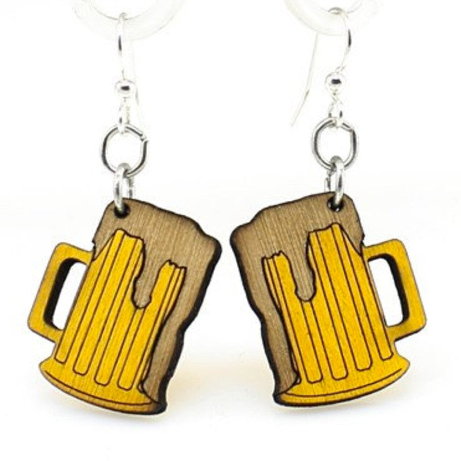 Beer Mug Earrings