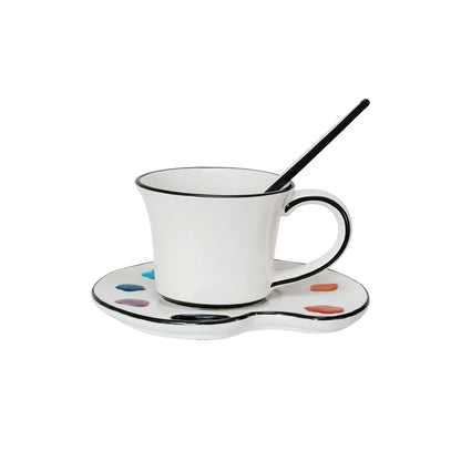 Paint Palette Teacup Set
