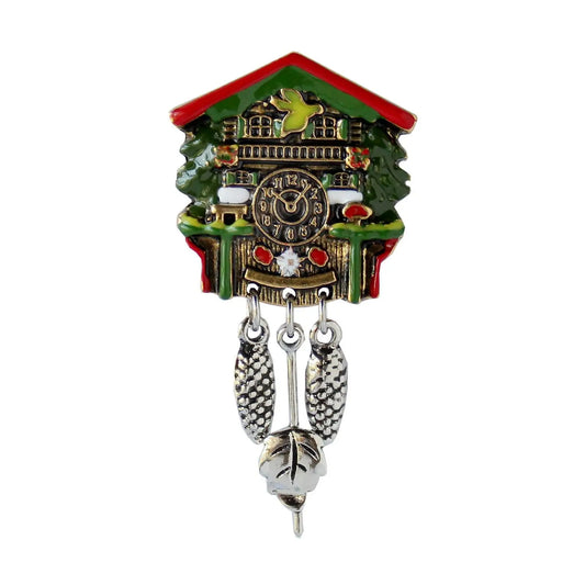 Bavarian Cuckoo Clock Metal Pin