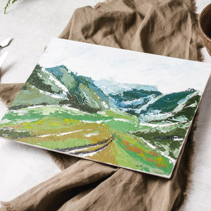Mountain Valley Palette Knife Painting Kit