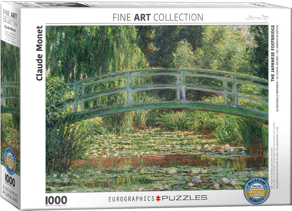 Monet, Japanese Footbridge 1000 Pc. Puzzle