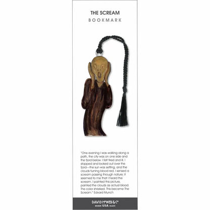 Munch Scream Metal Bookmark