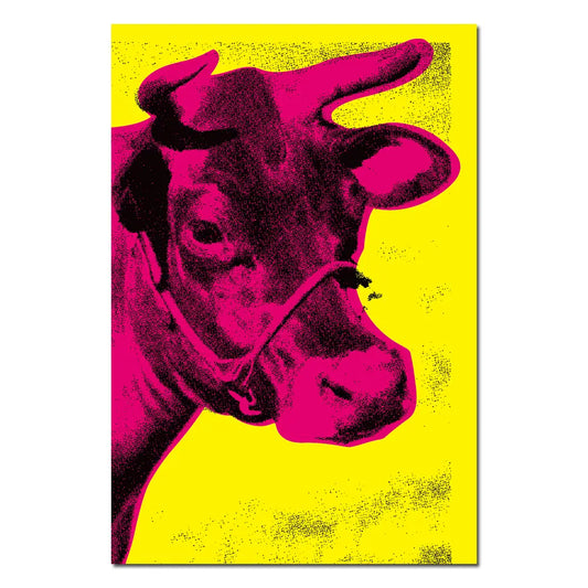 Warhol, Cow Vinyl Sticker