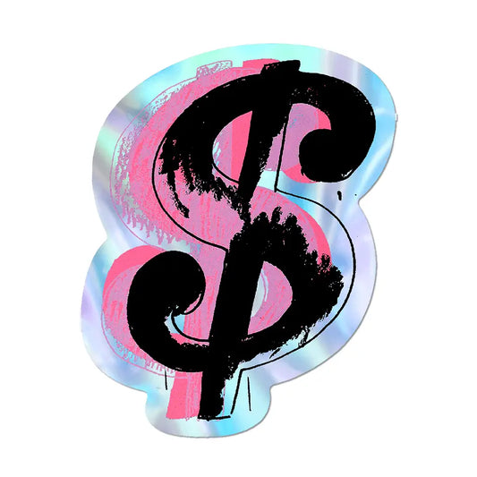 Warhol, $ (Detail), 1982 Vinyl Sticker