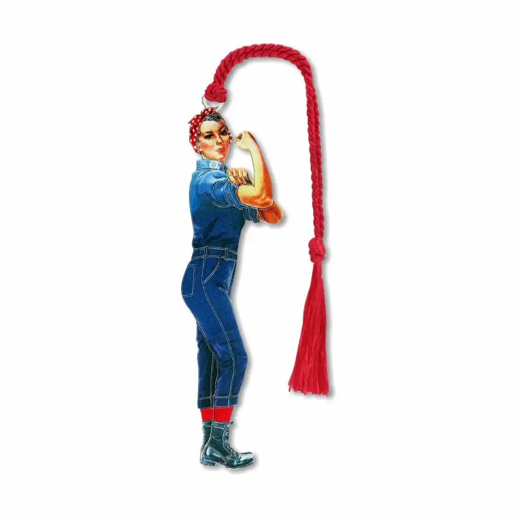 Rosie the Riveter Metal Bookmark
