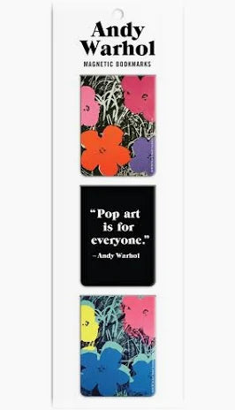 Andy Warhol Magnetic Bookmarks
