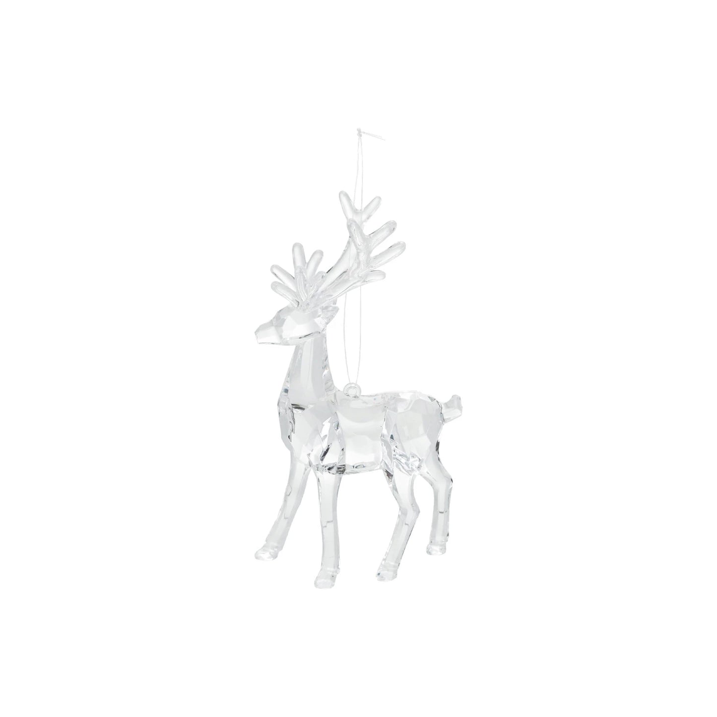 Acrylic Faceted Deer Ornament